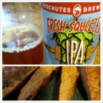 Fresh Squeezed IPA with bloody mary steak