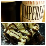 Lagunitas Imperial Stout with Brownie a la Mode